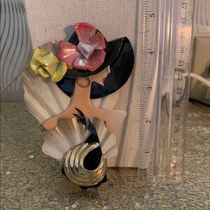 Vintage 90’S Hand Crafted Brooch